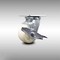 Service Caster 4 Inch Stainless Steel Nylon Swivel Caster with Roller Bearing and Brake SCC SCC-SS30S420-NYR-TLB - alternate 1